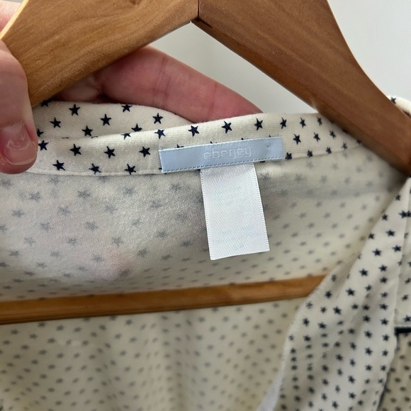 Eberjey small star button down pajama top - Picture 5 of 5